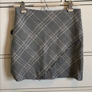 Plaid Free People skirt